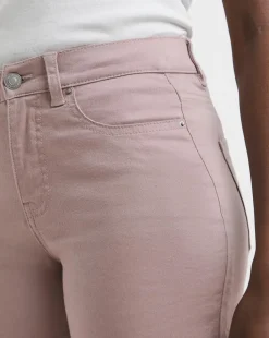 24/7 Blush Knee Denim Shorts