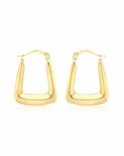 9 Carat Gold Creole Earrings