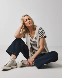 24/7 Indigo Wide Leg Jeans