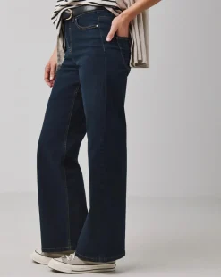 24/7 Indigo Wide Leg Jeans