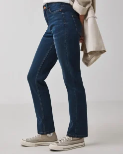 24/7 Mid Wash Straight Leg Jeans