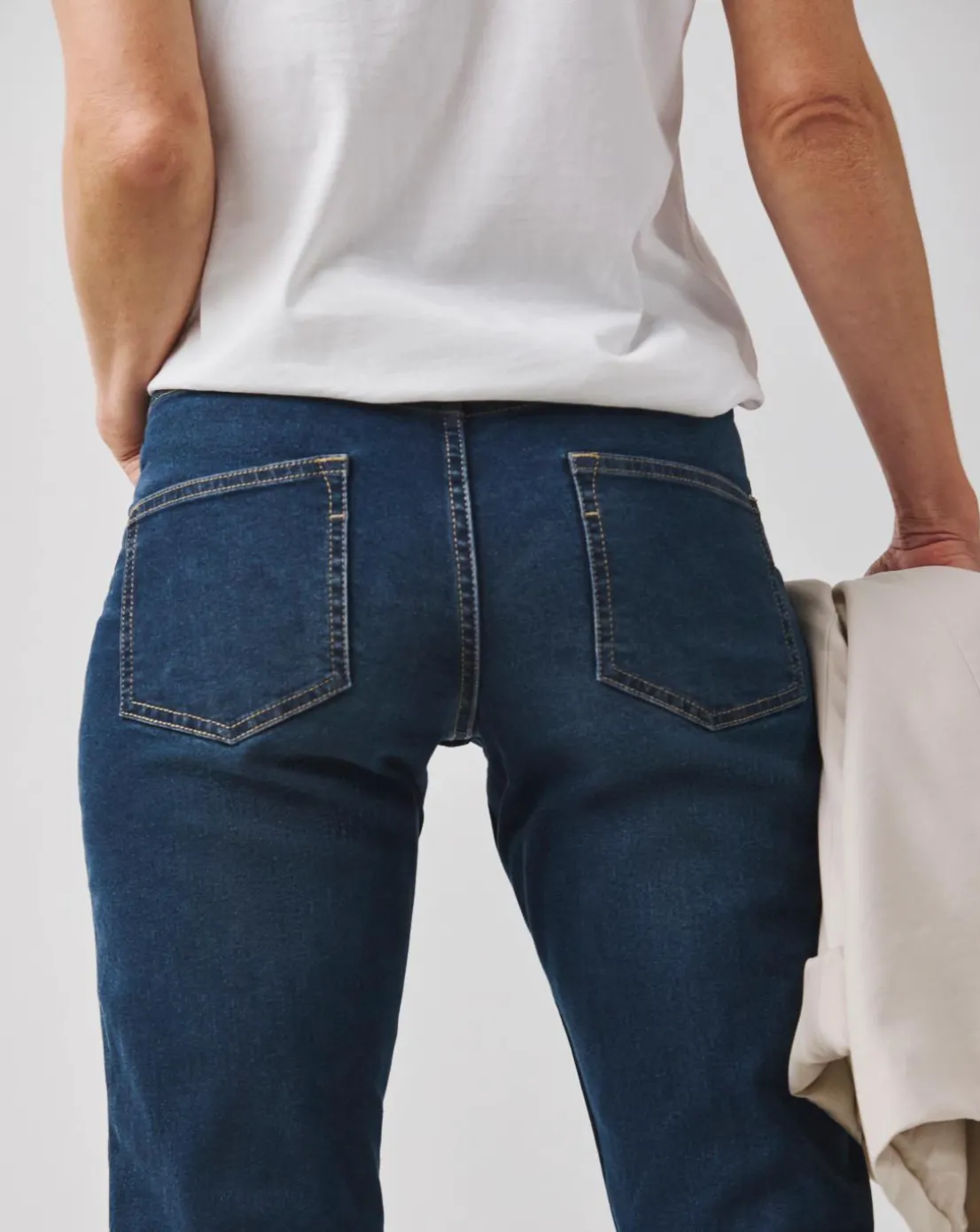 24/7 Mid Wash Straight Leg Jeans