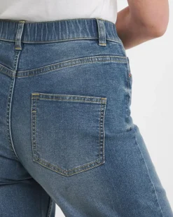 24/7 Mid Wash Wide Leg Jeans