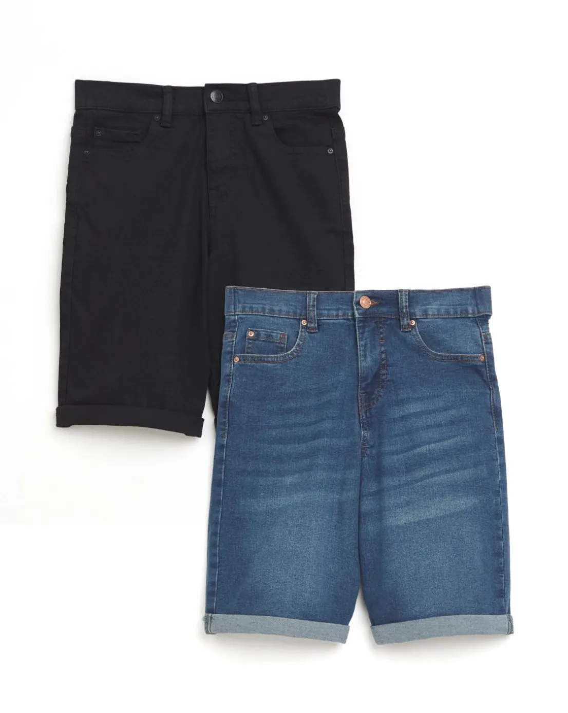 2 Pack 24/7 Knee Shorts