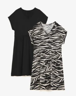 2 Pack Cap Sleeve Dress