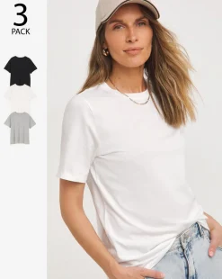 3 Pack Crew Neck Short Sleeve T-Shirt