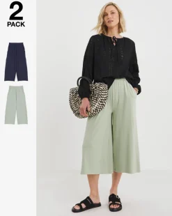 2 Pack Jersey Culottes