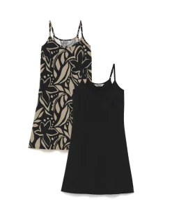 2 Pack Strappy Cami Dress