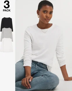 3 Pack THE CREW NECK PACK LS