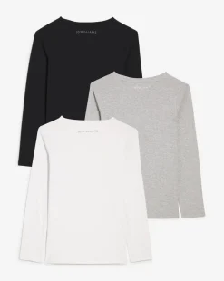 3 Pack THE CREW NECK PACK LS