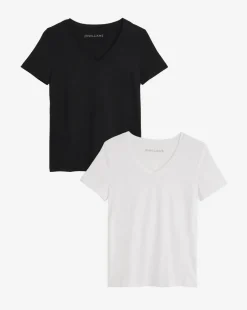 2 Pack V Neck Short Sleeve T-Shirt