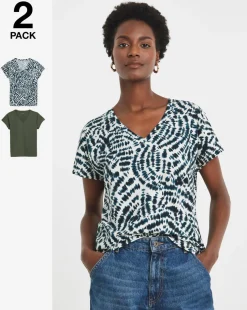 2 Pack V Neck T-Shirt