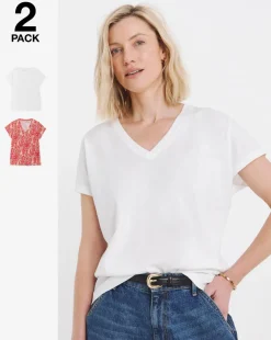 2 Pack V Neck T-Shirt