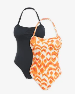 2 Pack Value Bandeau Swimsuits