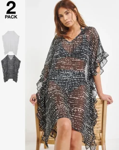2 Pack Value Beach Kaftan