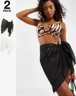 2 Pack Value Beach Sarongs