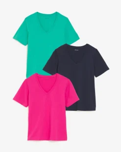 3 Pack V-Neck T-Shirts