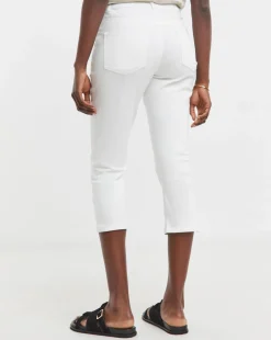 24/7 White Crop Jeans