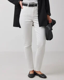 24/7 White Slim Leg Jeans