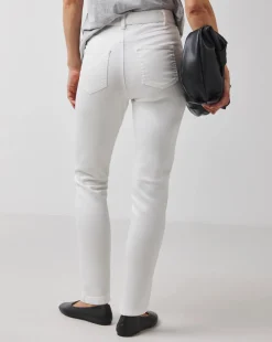 24/7 White Slim Leg Jeans