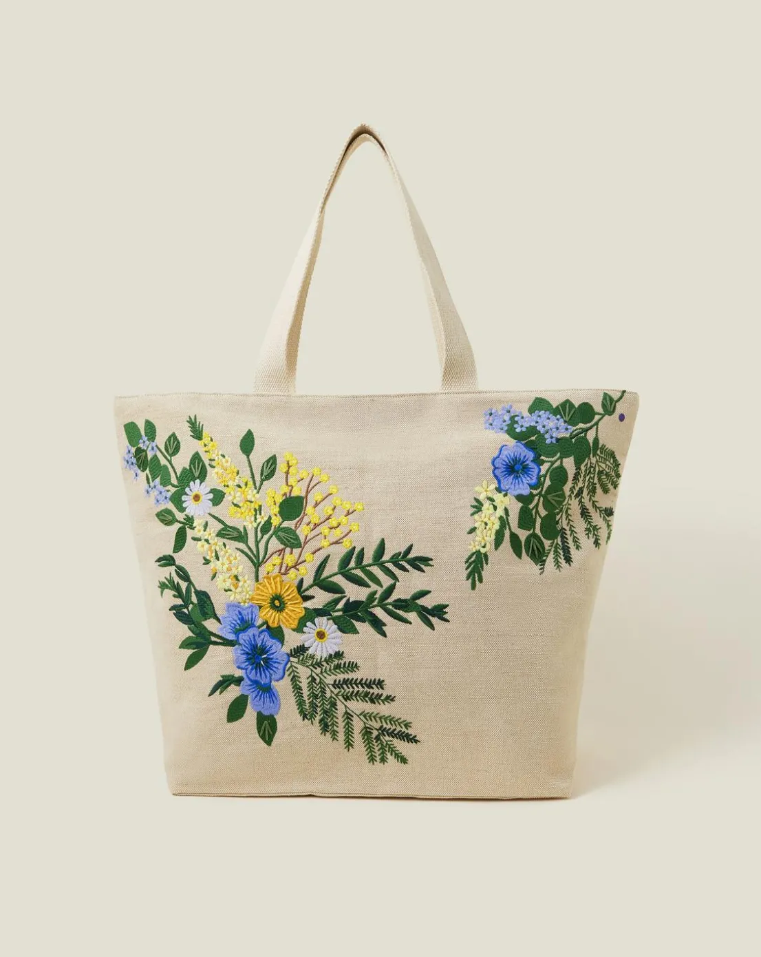 Accessorize Floral Embroidered Beach