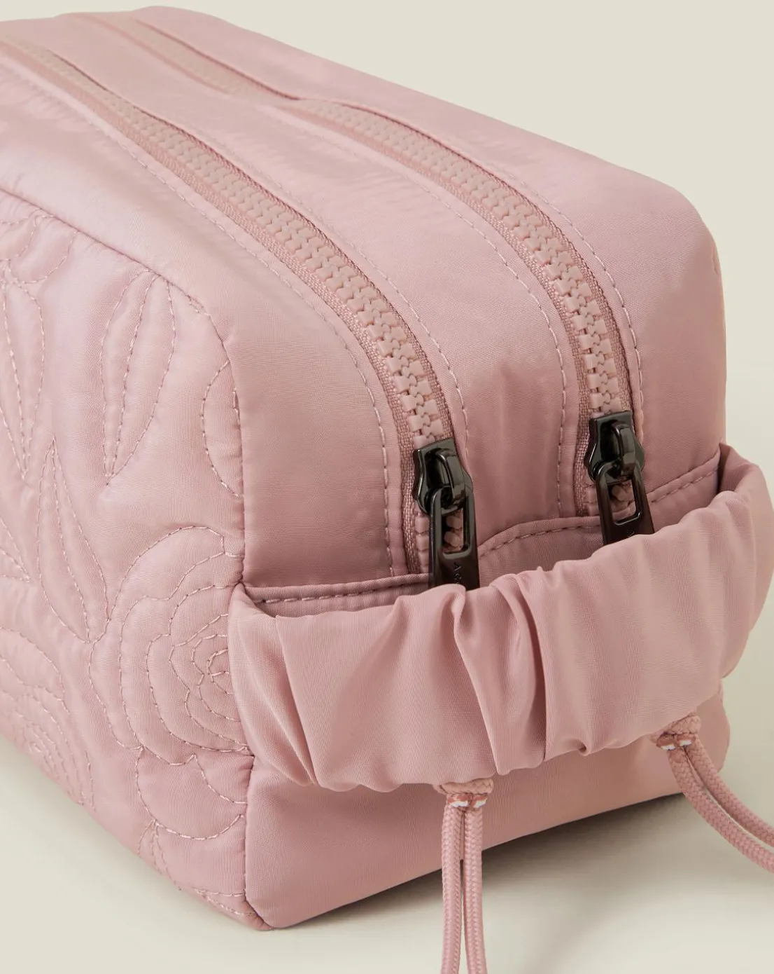 Accessorize Floral Quilted Make Up Bag