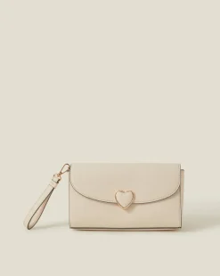 Accessorize Heart Clutch Bag