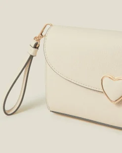Accessorize Heart Clutch Bag
