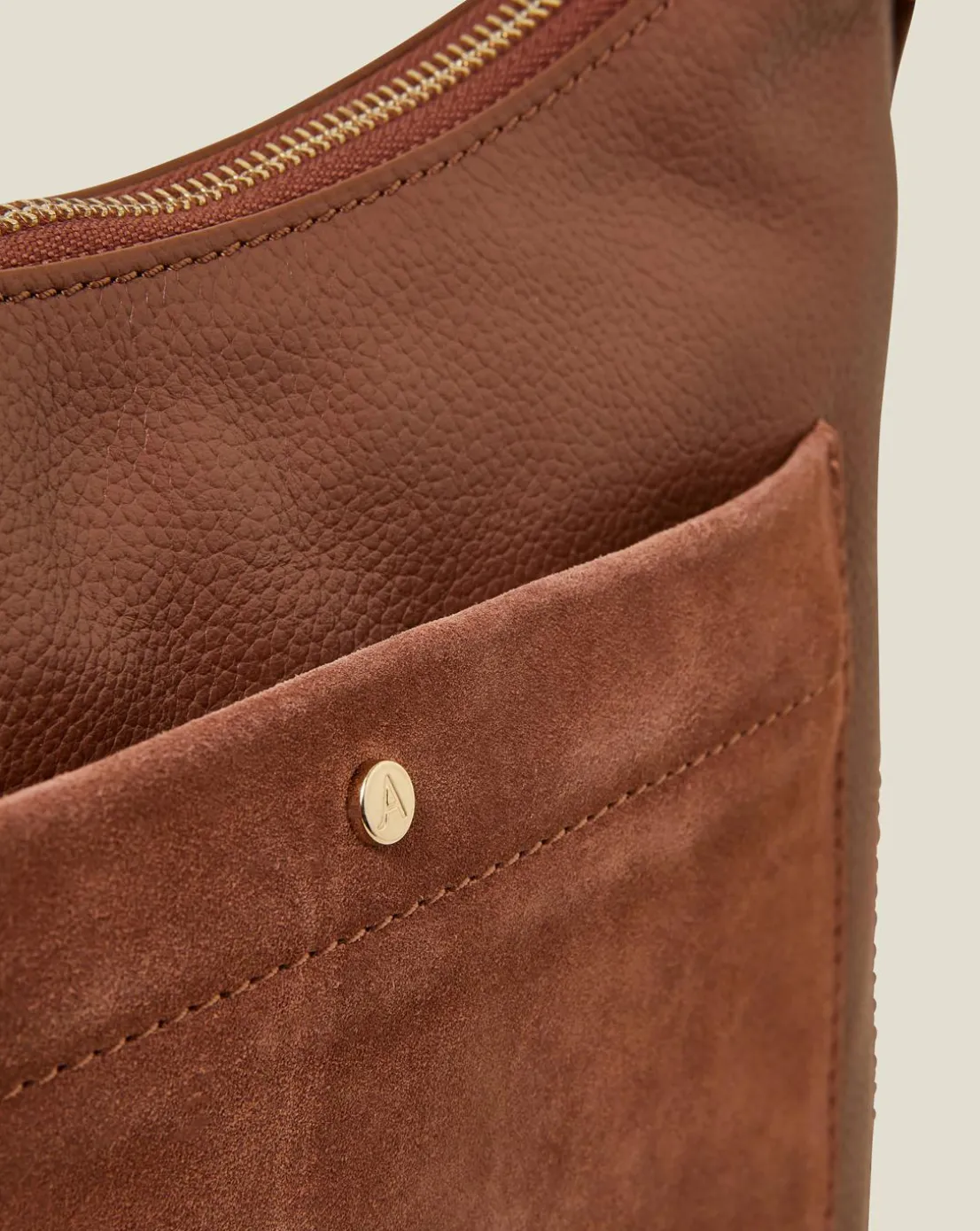 Accessorize Leather Messenger
