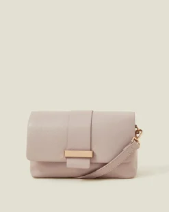 Accessorize Leather Metal Bar X Body