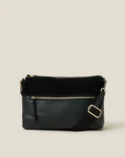 Accessorize Leather Webbing X Body