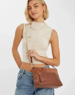 Accessorize Leather Webbing X Body