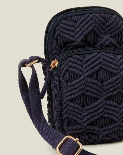 Accessorize Macrame Phone Bag
