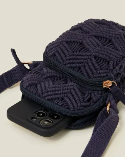 Accessorize Macrame Phone Bag