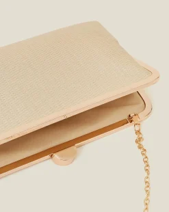 Accessorize Metallic Clutch Bag