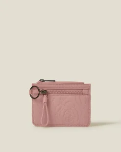 Accessorize Quilted Nylon Card Holder