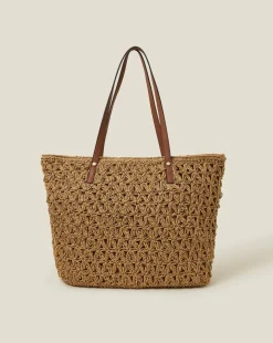 Accessorize Raffia Tote Bag