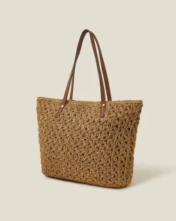 Accessorize Raffia Tote Bag