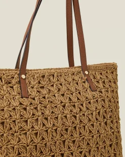 Accessorize Raffia Tote Bag