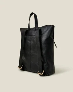 Accessorize Suede Leather Backpack
