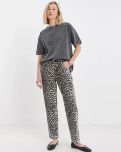 Acid Wash Dropped Shoulder T-Shirt