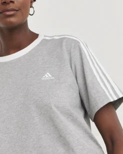 adidas 3 Stripe Boyfriend T-Shirt