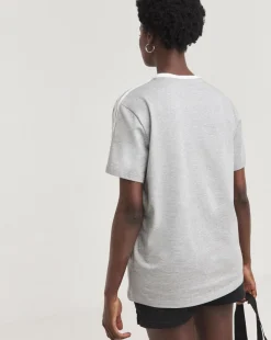adidas 3 Stripe Boyfriend T-Shirt