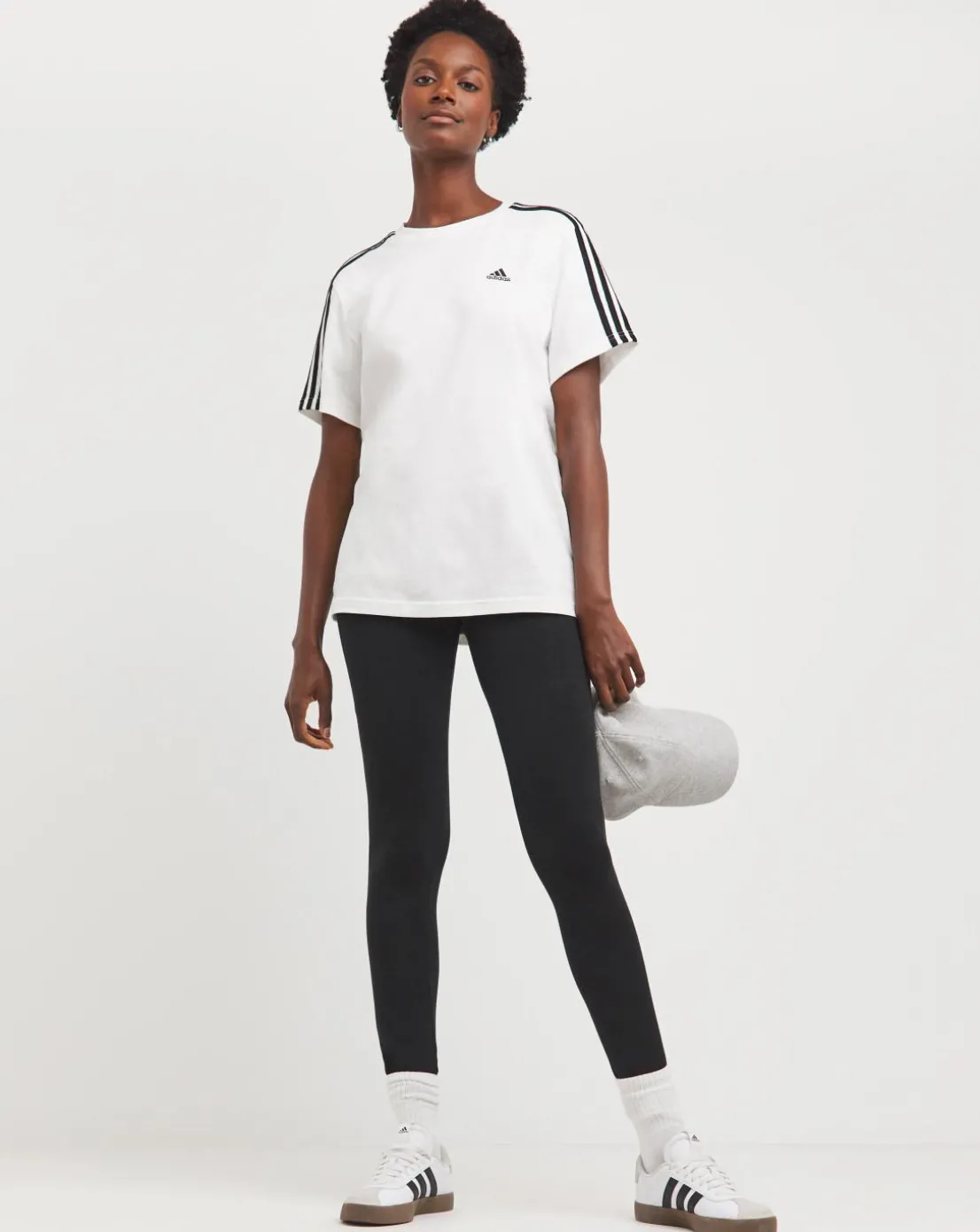 adidas 3 Stripes Boyfriend T-Shirt