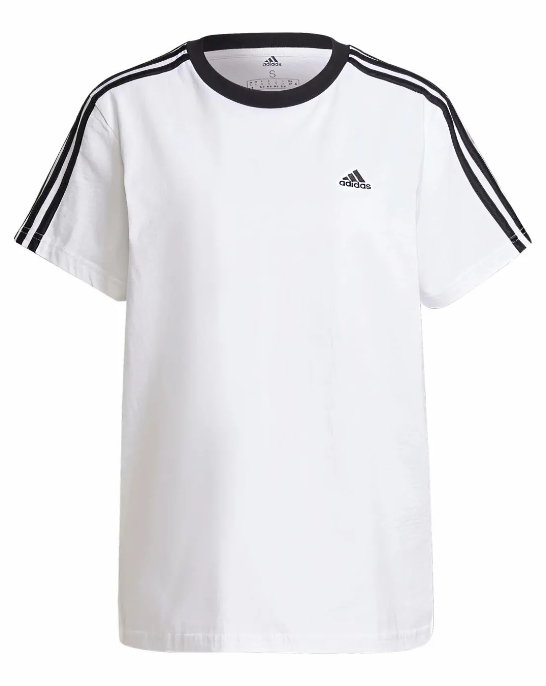 adidas 3 Stripes Boyfriend T-Shirt