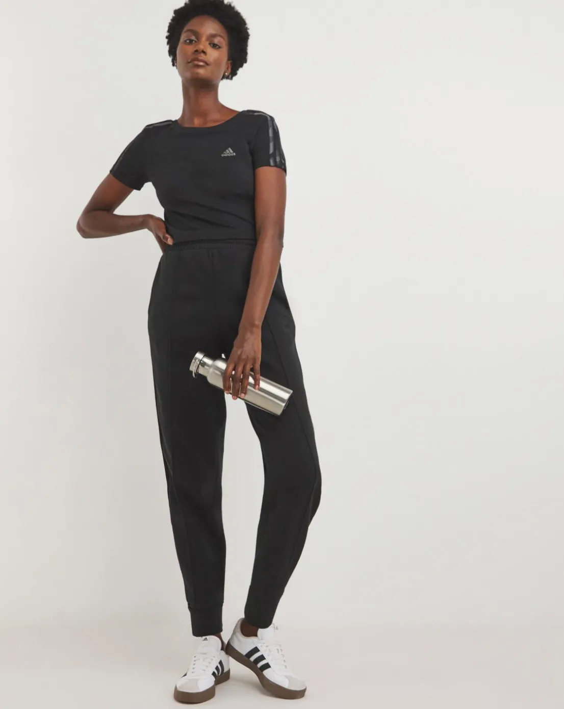 adidas 3 Stripes Crop Baby T-Shirt