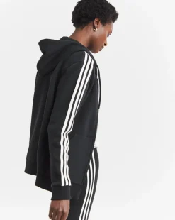 adidas 3 Stripes Fleece Full Zip Hoodie