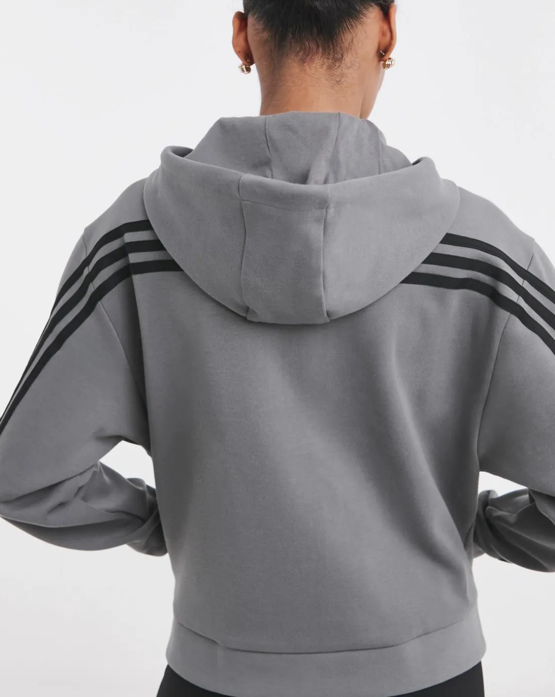 adidas 3 Stripes Full Zip Hoodie