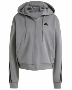 adidas 3 Stripes Full Zip Hoodie