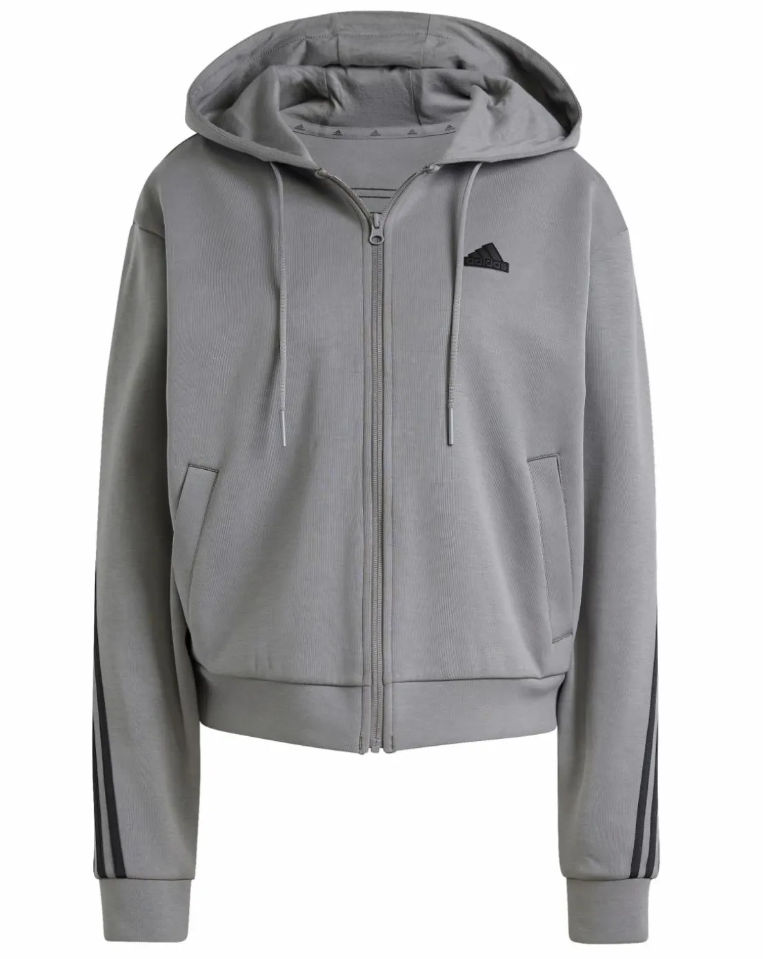 adidas 3 Stripes Full Zip Hoodie
